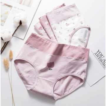 【小精靈♡】99元出貨 玫瑰中高腰內褲 中腰內褲 高腰內褲 收腹內褲 台灣現貨 電子發票 束腰 暖宮 束身 提臀 ju