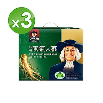 【官方直營】桂格 養氣人蔘滋補液(60ml×30入x3盒)