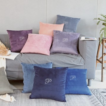 雪芙絨星鑽抱枕45X45CM