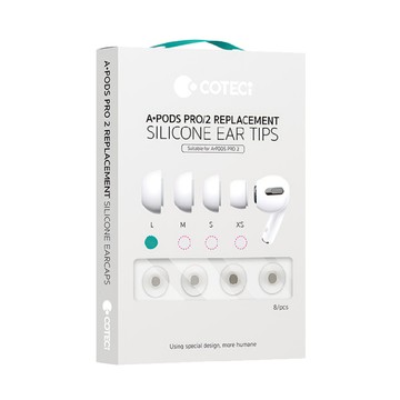 COTECi A Pods Pro2 耳機替換矽膠耳帽