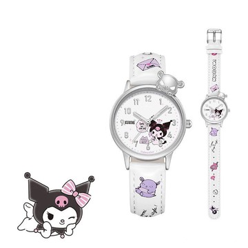 【臺灣-出貨】新款卡通HelloKitty玉桂狗庫咯米創意靜音高顏值學生女童石英手錶