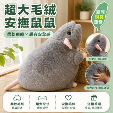 🧧臺灣發貨🧧可愛花枝鼠超大毛絨可愛 花枝鼠 超大 毛絨公仔 抱枕 玩偶 睡覺 牀上 公仔 閨蜜 情侶 禮物 生日