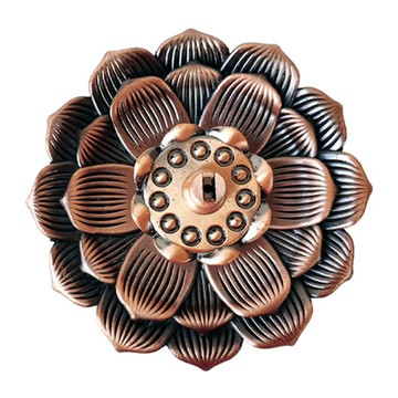 財神小舖 三寶福祿 多功能香座 TTD-7001-1  古銅色  9.6 x 6.9 x 3.7cm