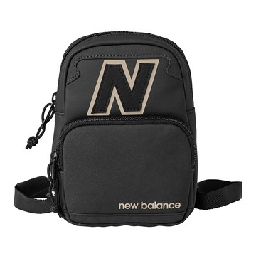 【New Balance】Bags 側背包 男女款 中性 斜背包 小包 黑色_LAB23029BKK-F