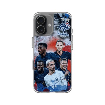 iPhone 17 Clear Case（相機按鈕） 透明 - FFF - France National team - Mix Jerseys