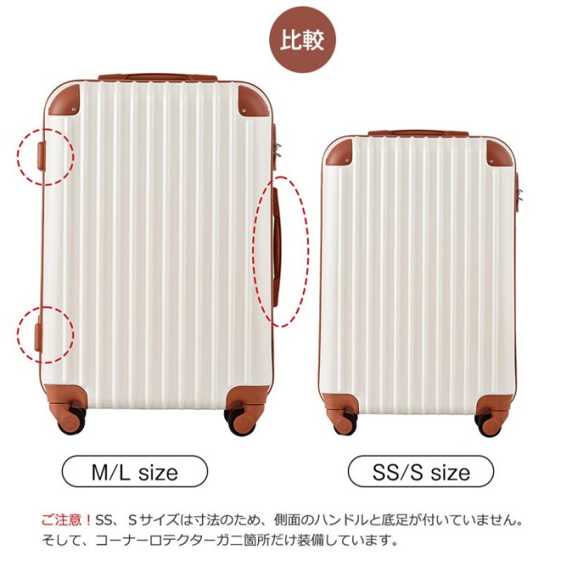 スーツケース M 軽量 キャリーケース Mサイズ キャリーバッグ TSA 