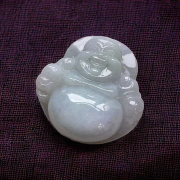 冰種翡翠彌勒佛 | 天然緬甸玉翡翠A貨 | 送禮