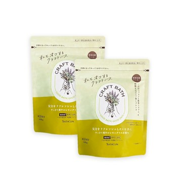 (2袋任選超值組)日本BATHCLIN巴斯克林-CRAFT BATH溫泉潤澤香氛泡澡粉入浴劑400g/袋(附專用量匙,放鬆身心沐浴鹽,居家SPA泡湯粉,溫熱暖身濁湯,全家人適用)