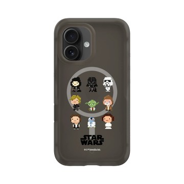 iPhone 16 AirX 本質黑 - 迪士尼-星際大戰 Star Wars - 星際大戰 – Q版角色混合