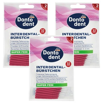 dm Dontodent 牙間刷/齒間刷  0.6mm  32支  3包