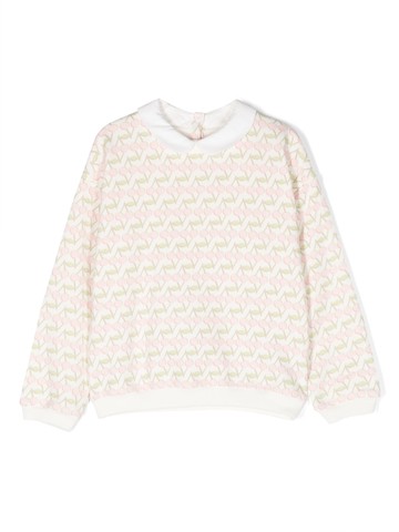 Bonpoint - Claudine cherry-print sweatshirt - kids - Cotton - 8 - White
