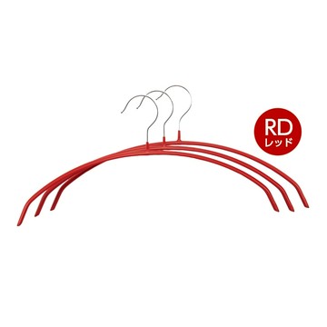 AIMEDIA 艾美迪雅 防變形衣架-紅色3入組 換季收納!針織衫毛衣厚外套,用對衣架明年拿出來還像新的 [快速發貨]