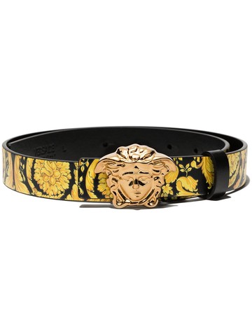 Versace Kids - Medusa plaque belt - kids - Leather - M - Gold