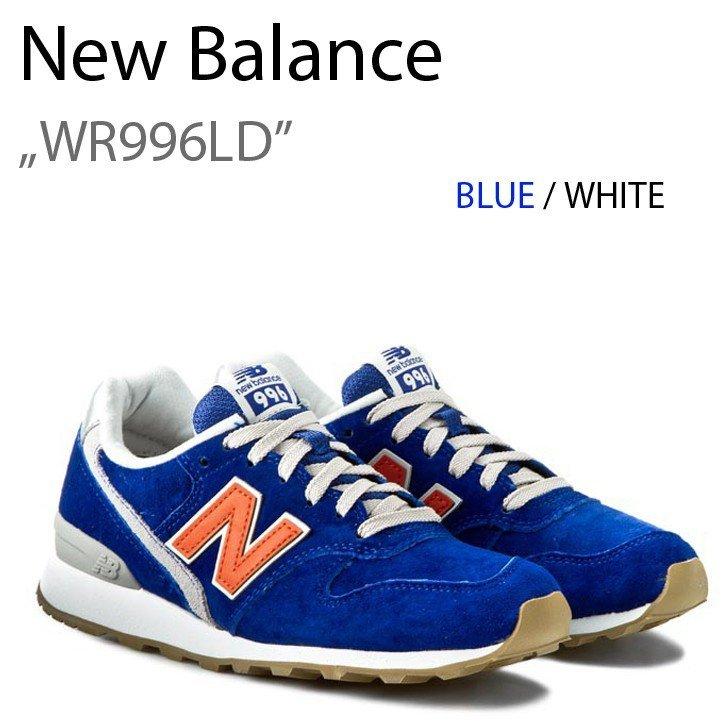 ニューバランス New Balance WR996LG ブルー オレンジ スエード 996 ...