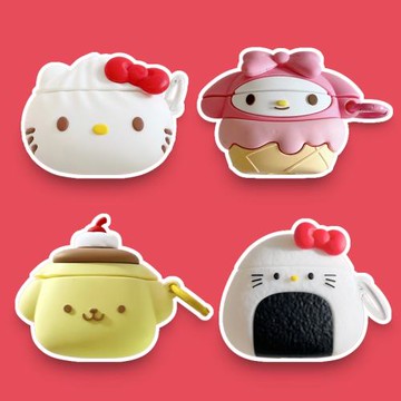 kitty貓適用蘋果airpods4保護套pro美樂蒂2布丁狗3二代三代airpodspro無線藍牙耳機殼四代五代硅膠防摔
