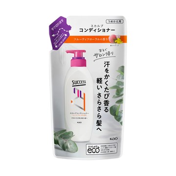 Kao 花王 SUCCESS 速乾除味護髮素 花香 補充包  280ml  1包
