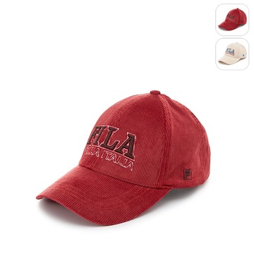 【FILA】經典LOGO帽-紅色 HTZ-5002-RD