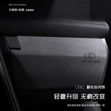 豐田亞洲龍車門防踢墊汽車用品內飾翻毛皮裝飾膜改裝防護保護貼🛒免運