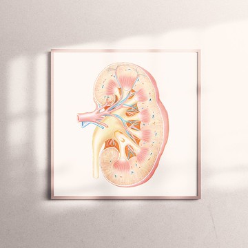 複製畫-Kidney | 腎臟, 器官