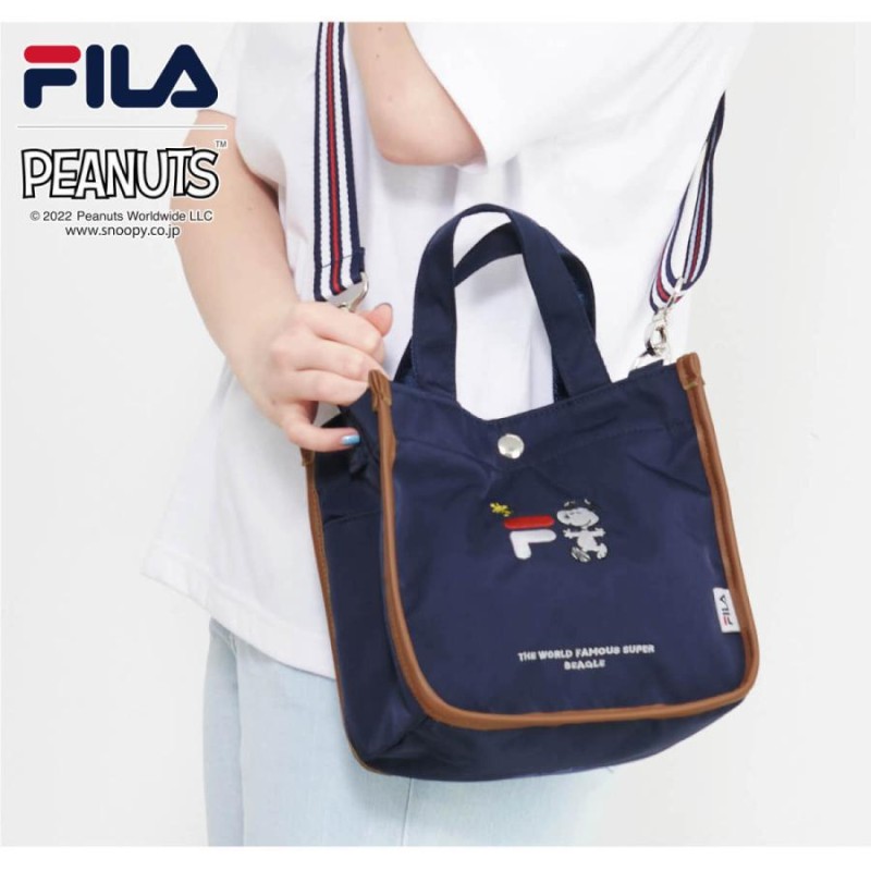 フィラ FILA スヌーピー SNOOPY トートバッグ 2WAY ショルダーバッグ