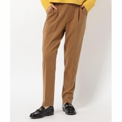 The Shop Tk ザ ショップ ティーケー 両面起毛テーパードパンツ レディース ブラウン 042 通販 Lineポイント最大get Lineショッピング