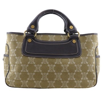 【日本直送】CELINE 布格包 手提包 老花帆布 卡其色 женские【二手】