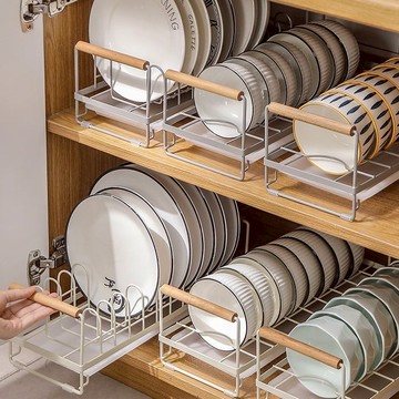 台灣現貨｜全館最高折300元 廚房碗盤收納架 附接水盤 瀝水碗架 碗盤架 碗碟架 廚房收納置物架 廚房整潔神器
