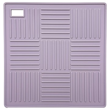 LocknLock 樂扣樂扣 粉彩矽膠隔熱 方形  薰衣草紫  1個