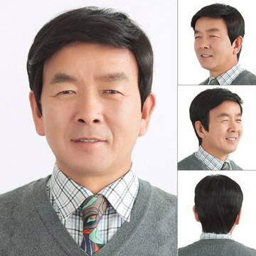 MoonDy 禿頭救星 男士假髮 自然款-大碼 真髮假髮 整頂假髮 短髮 163 假髮 遮