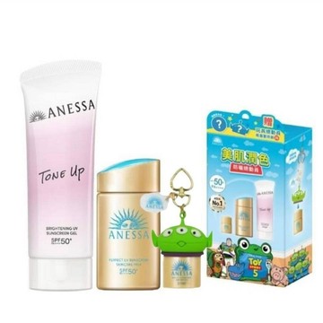 【資生堂東京櫃】ANESSA 安耐曬 金鑽潤色玩具總動員聯名組
