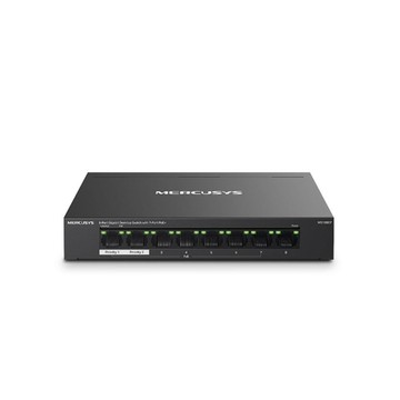 Mercusys MS108GP 8 Gigabit 7 PoE+連接埠的 桌上型交換器 金屬外殼 隨插即用