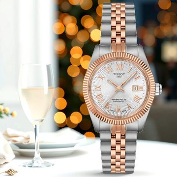 TISSOT 天梭 官方授權 T156.208.22.033.00 Ballade COSC 天文台認證機械女錶 新年開運 送禮推薦-30mm T1562082203300