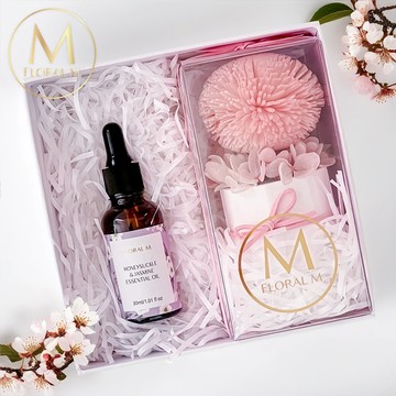 Colorful彩虹泡泡香氛擴香花禮盒(粉)