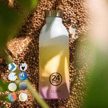 [義大利 24Bottles] 不鏽鋼雙層保溫瓶 500ml / 花花系列