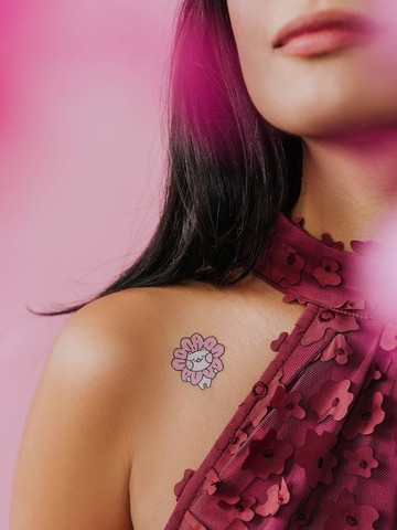 Sakura Kitten Tattoo Sticker Pair 2 Sale