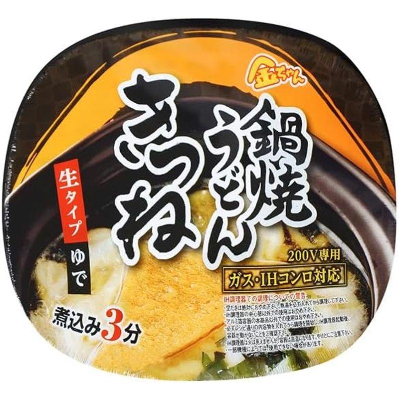 徳島製粉 金ちゃん 鍋焼うどん きつね 213g×12個入