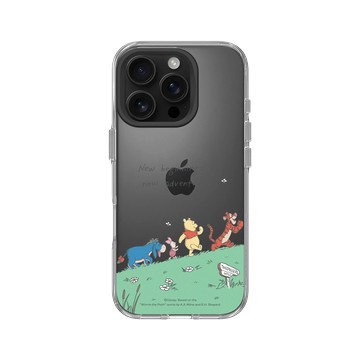 iPhone 16 Pro Clear 透明 - 迪士尼-小熊維尼 Disney Winnie The Pooh - 與朋友一起冒險