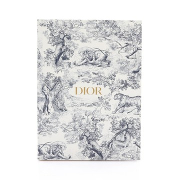 Dior 迪奧 藍色 叢林印花 筆記本 【二手名牌BRAND OFF】