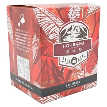 HOHOCHA 喝喝茶 三角立體茶包 台茶18號 紅玉 (12入)  3g  1盒