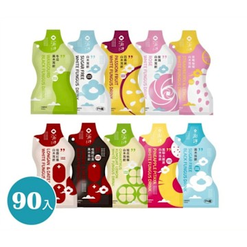 【澎沛古溜】澎沛袋裝手工慢熬自然農法養生木耳露飲隨身包 90入組(100CC*90)