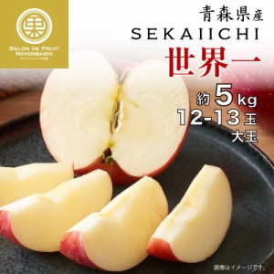 [予約 2023年 11月20日-12月25日の納品] 世界一 12-13玉 大玉 約5kg 青森県産 リンゴ 林檎 せかいいち 冬ギフト りんご 冬ギフト お歳暮