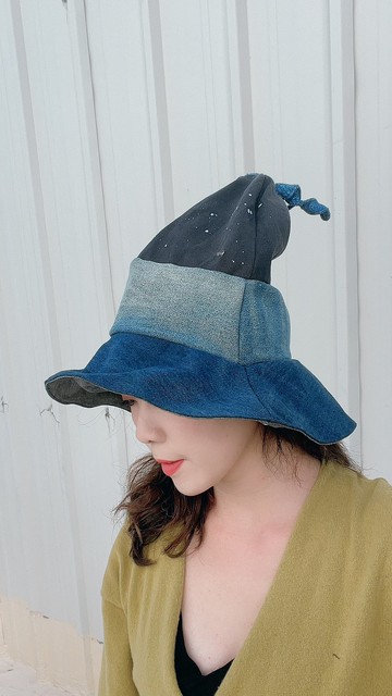 手工製作牛仔拼接精靈牛仔帽