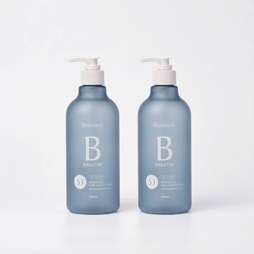 【買一送一】S3 薄荷茶樹全身舒爽潔淨露 500ml｜洗髮沐浴 All in one