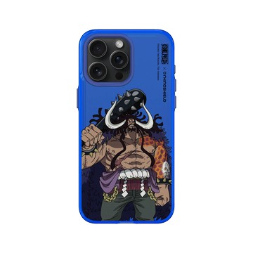 iPhone 15 Pro Max Clear 激光藍 - 航海王 One Piece - 角色系列-凱多