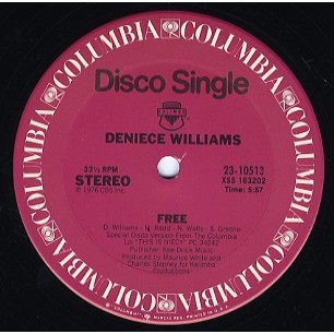 DENIECE WILLIAMS FREE   IT'S IMPORTANT TO ME 12" US 1976年リリース