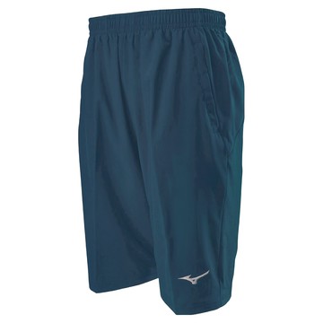 Mizuno 美津濃 男款 平織短褲 五分褲 慢跑訓練運動褲 32TBYA0614  S  丈青色