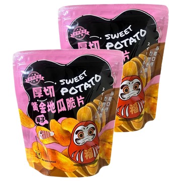 果然實在 厚切黃金地瓜脆片  140g  2包