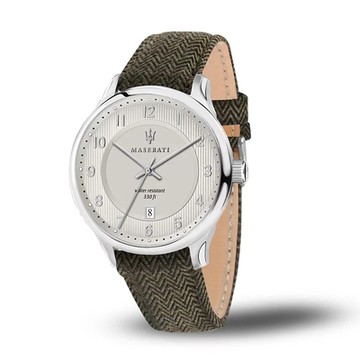 MASERATI TIME 瑪莎拉蒂 GENTLEMAN 復古風格三針腕錶 R8851136002