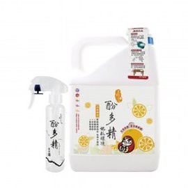 ~近效促銷~【木酢達人】酚多精天然除臭抗菌液(清新橘油配方)4900ml贈1瓶150ml噴霧空罐  一噴即擦．清潔除臭抗菌一次到位 效期2026.07.07