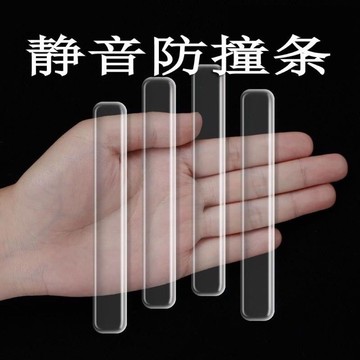 ⚡店鋪促銷⚡防撞條家用門把手硅膠墊冰箱門門後櫃門牆面防碰撞神器透明靜音貼【0710】
